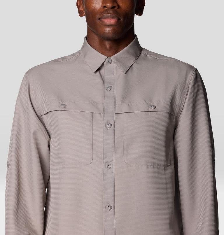 Men's Sun Drift Cooling Long Sleeve Shirt, Color: Approaching Storm, image 6