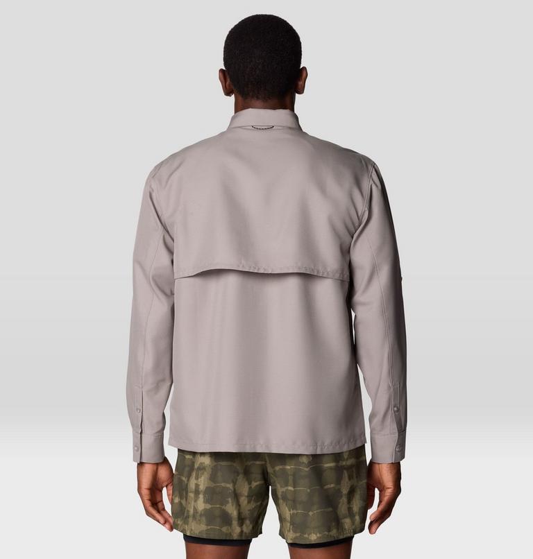 Men's Sun Drift Cooling Long Sleeve Shirt, Color: Approaching Storm, image 3
