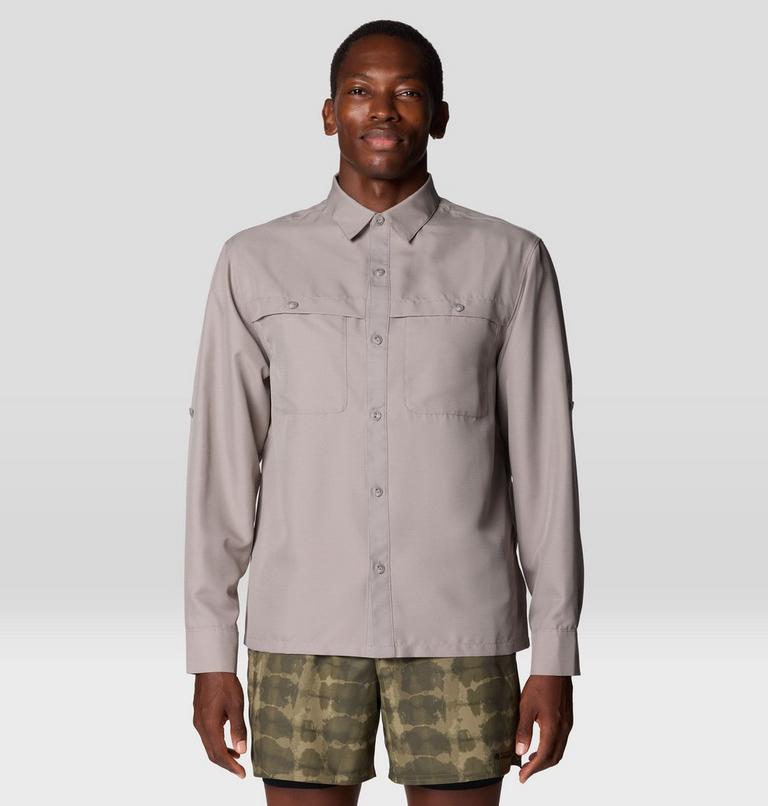 Men's Sun Drift Cooling Long Sleeve Shirt, Color: Approaching Storm, image 1