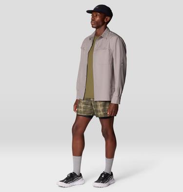 Men's Sun Drift Cooling Long Sleeve Shirt, Color: Approaching Storm, image 10