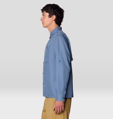Men's Sun Drift Cooling Long Sleeve Shirt, Color: Adriatic Blue, image 4