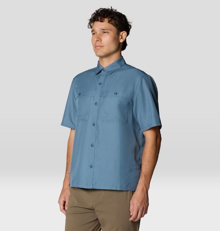 Men's Sun Drift Cooling Short Sleeve Shirt, Color: Adriatic Blue, image 5