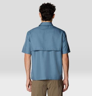 Men's Sun Drift Cooling Short Sleeve Shirt, Color: Adriatic Blue, image 11
