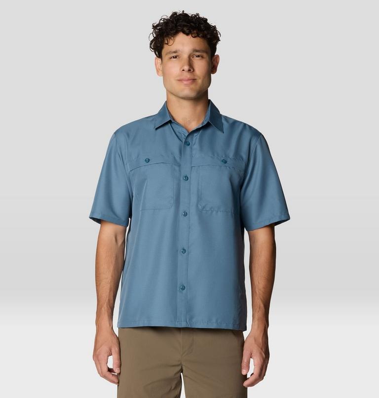 Men's Sun Drift Cooling Short Sleeve Shirt, Color: Adriatic Blue, image 1
