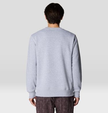 Men's MHW Logo Pullover Crew, Color: Hardwear Grey Heather, image 2