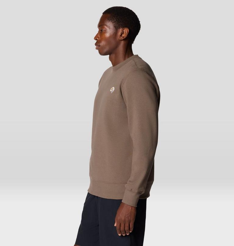 Men's MHW Logo Pullover Crew, Color: Tierra, image 3