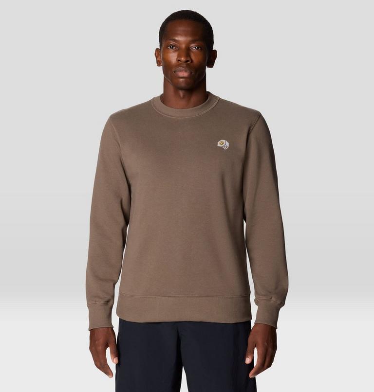 Men's MHW Logo Pullover Crew, Color: Tierra, image 1