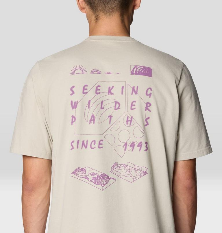 Men's Wilder Paths Short Sleeve, Color: Oyster Shell, image 4