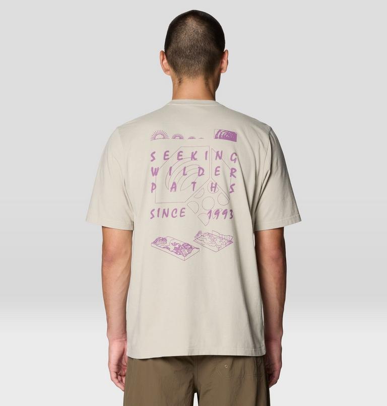 Men's Wilder Paths Short Sleeve, Color: Oyster Shell, image 2