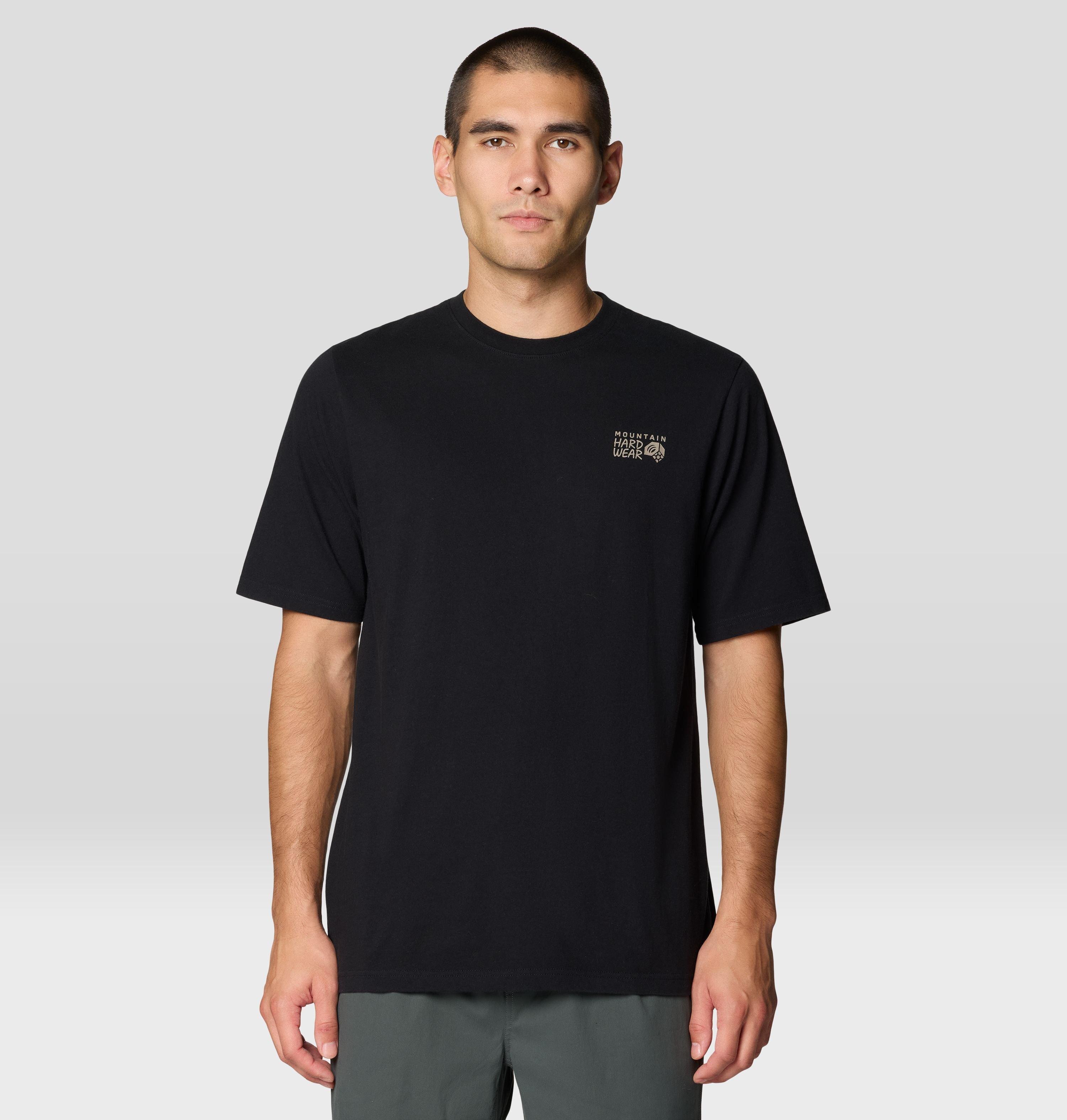 Mountain Hardwear Men's Cottonwood Photo Short-Sleeve Shirt in Black - Size: Medium