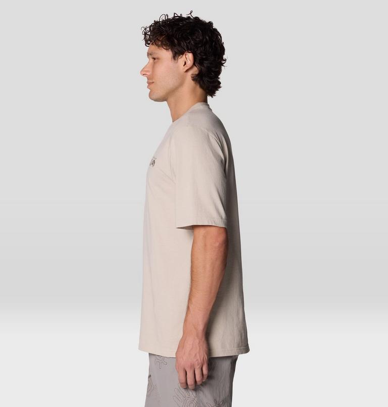 Men's Cottonwood Photo Short Sleeve, Color: Oyster Shell, image 3