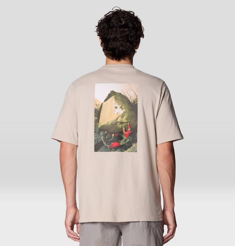 Men's Cottonwood Photo Short Sleeve, Color: Oyster Shell, image 2