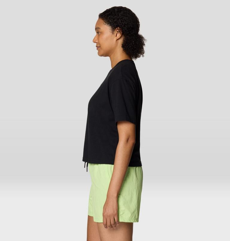 Women's Since 93 Boxy Crop Short Sleeve, Color: Black, image 3