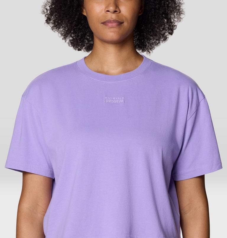 Women's Since 93 Boxy Crop Short Sleeve, Color: Harbor Violet, image 5