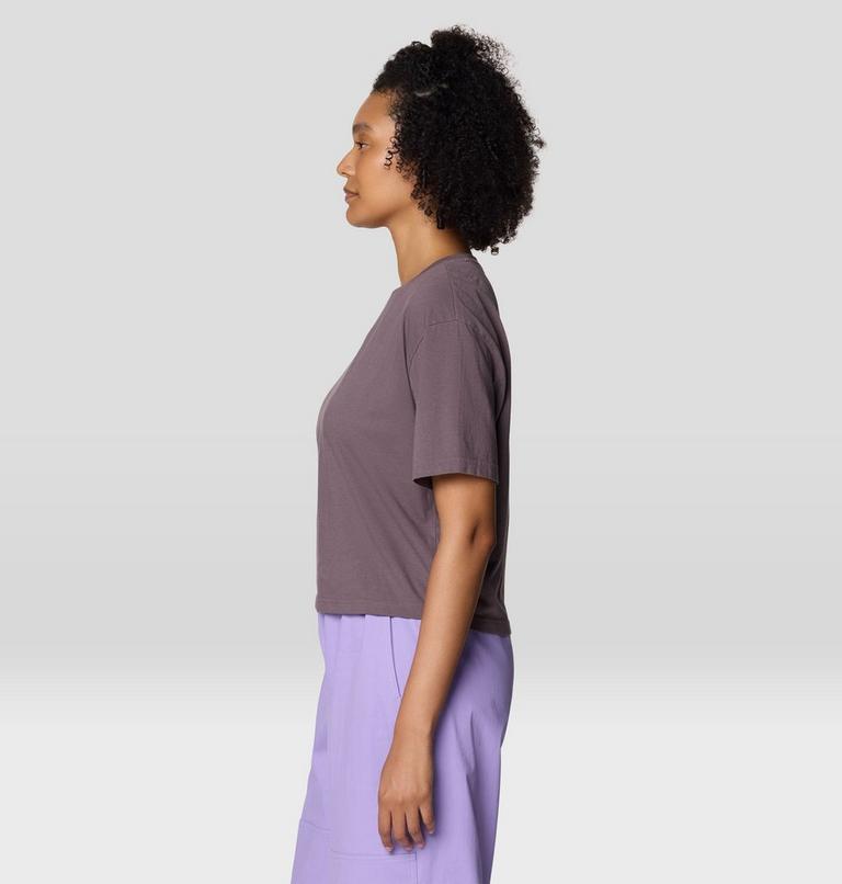 Women's Since 93 Boxy Crop Short Sleeve, Color: Purple Sage, image 4