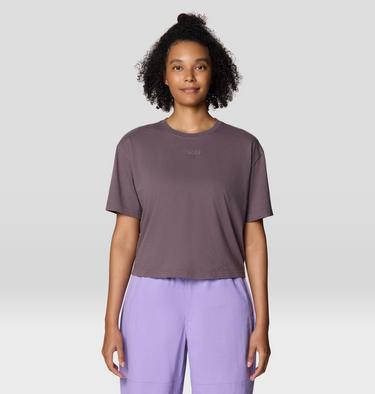 Women's Since 93 Boxy Crop Short Sleeve, Color: Purple Sage, image 1
