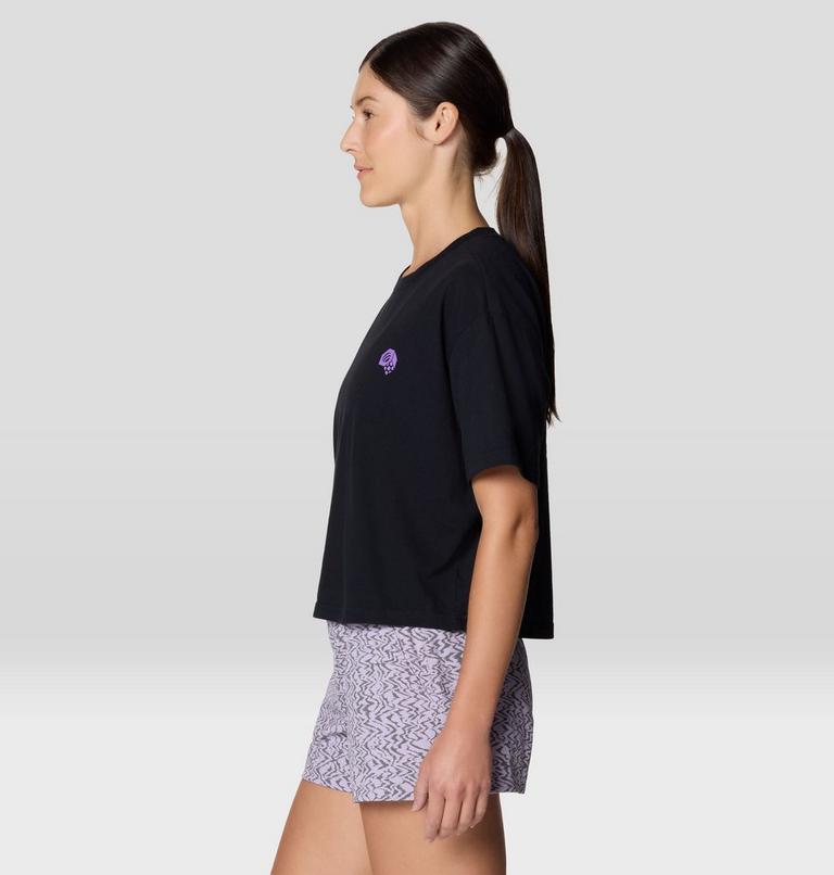 Women's Wild Structure Boxy Crop, Color: Black, image 3