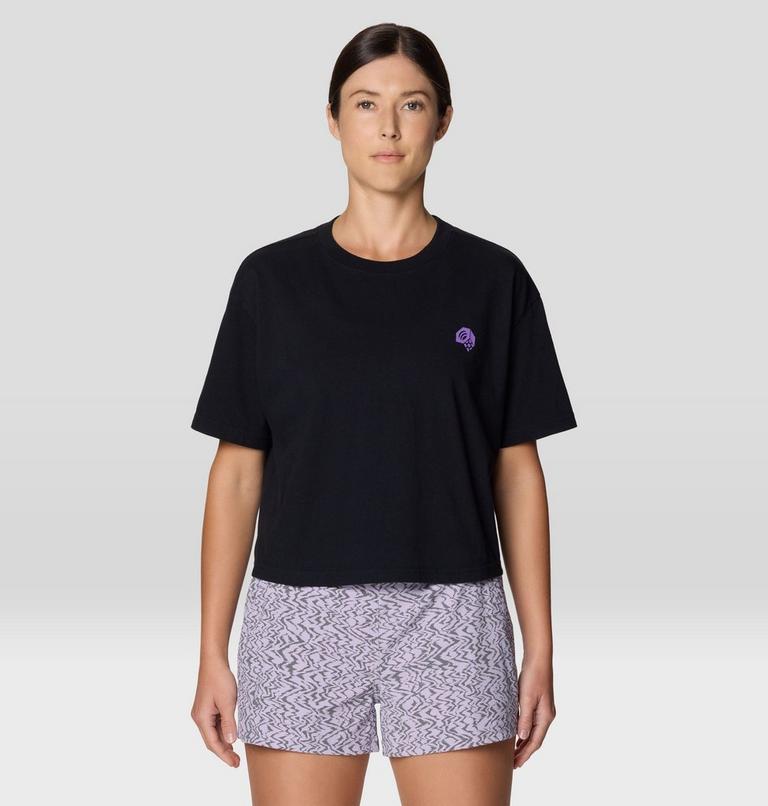 Women's Wild Structure Boxy Crop, Color: Black, image 1