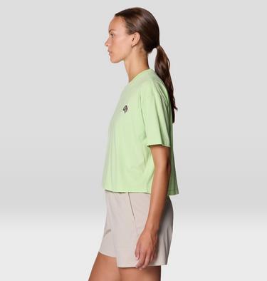 Women's Wild Structure Boxy Crop, Color: Frozen In Lime, image 7