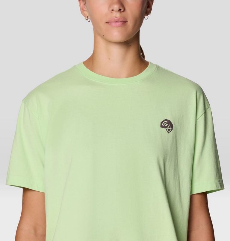 Women's Wild Structure Boxy Crop, Color: Frozen In Lime, image 4