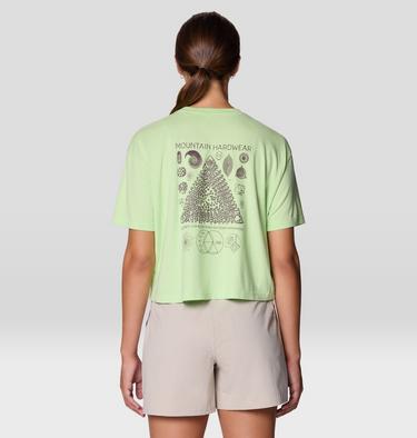 Women's Wild Structure Boxy Crop, Color: Frozen In Lime, image 6