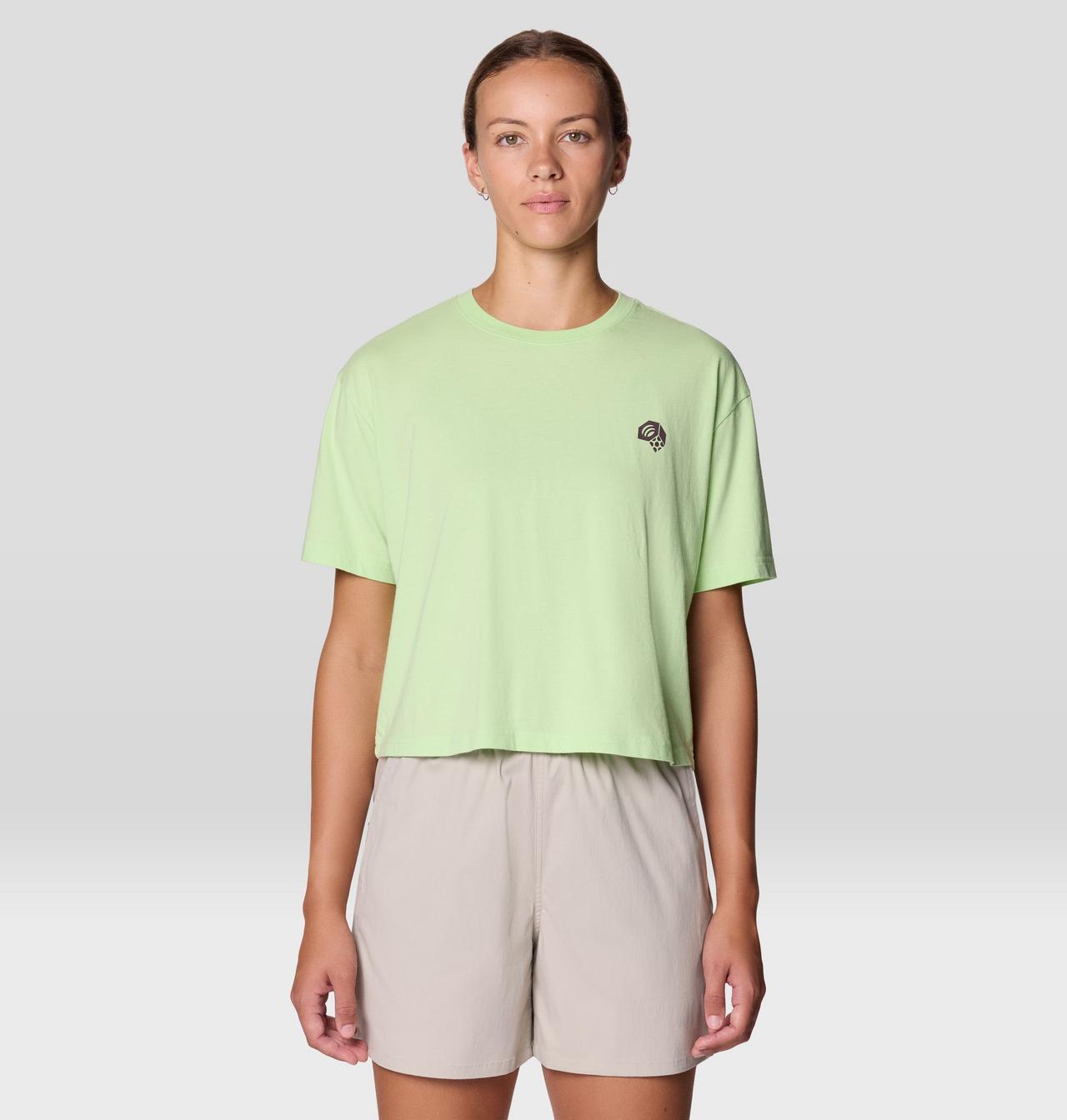 Women's Wild Structure Boxy Crop Short Sleeve Shirt | Mountain