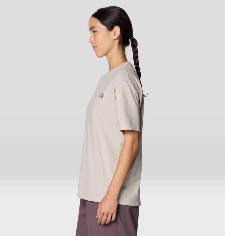 Women's Seek Grit Short Sleeve, Color: Oyster Shell, image 3