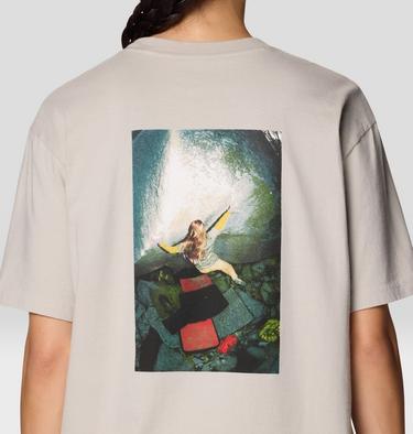 Women's Seek Grit Short Sleeve, Color: Oyster Shell, image 8