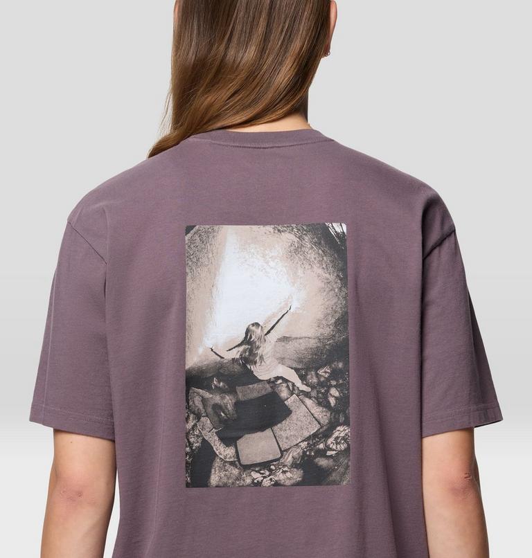 Women's Seek Grit Short Sleeve, Color: Purple Sage, image 4