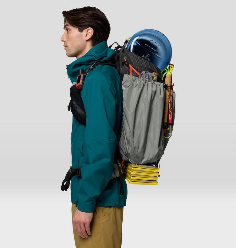 Kazam 60L Backpack, Color: Wet Stone, image 12