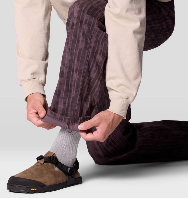 Men's Rockrydge Pant, Color: Purple Sage Gingham Print, image 8