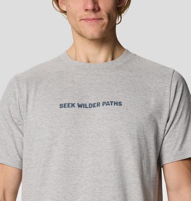 Seek Wilder Paths Tee, Color: Foil Grey Heather, image 4