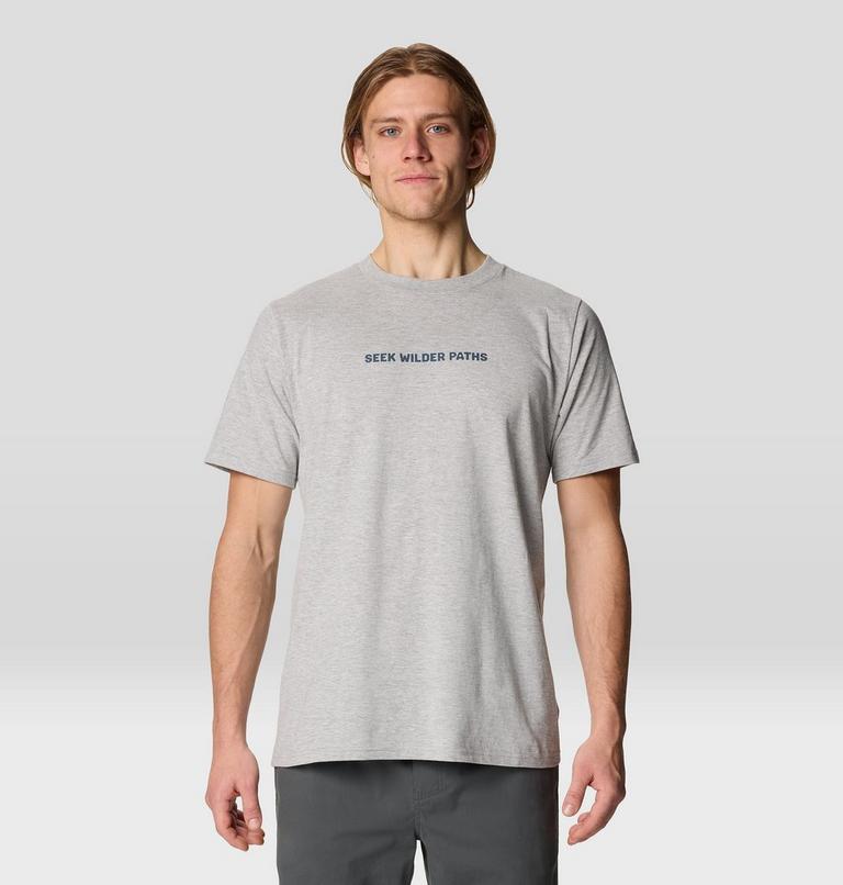 Seek Wilder Paths Tee, Color: Foil Grey Heather, image 1