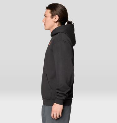 Men's Tri-Color Logo Garment Dyed Hoody, Color: Stealth Grey, image 7