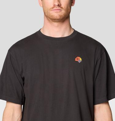 Men's Tri-Color Logo Short Sleeve, Color: Stealth Grey, image 8