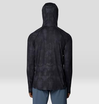 Men's Crater Lake Zip Hoody, Color: Black Shadowdye Print, image 4