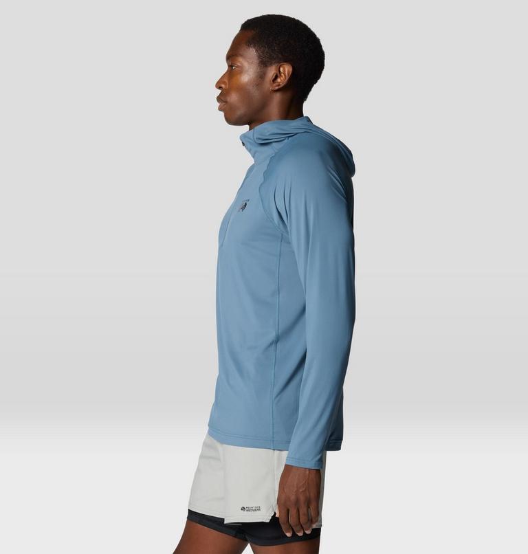 Men's Crater Lake Zip Hoody, Color: Adriatic Blue, image 4