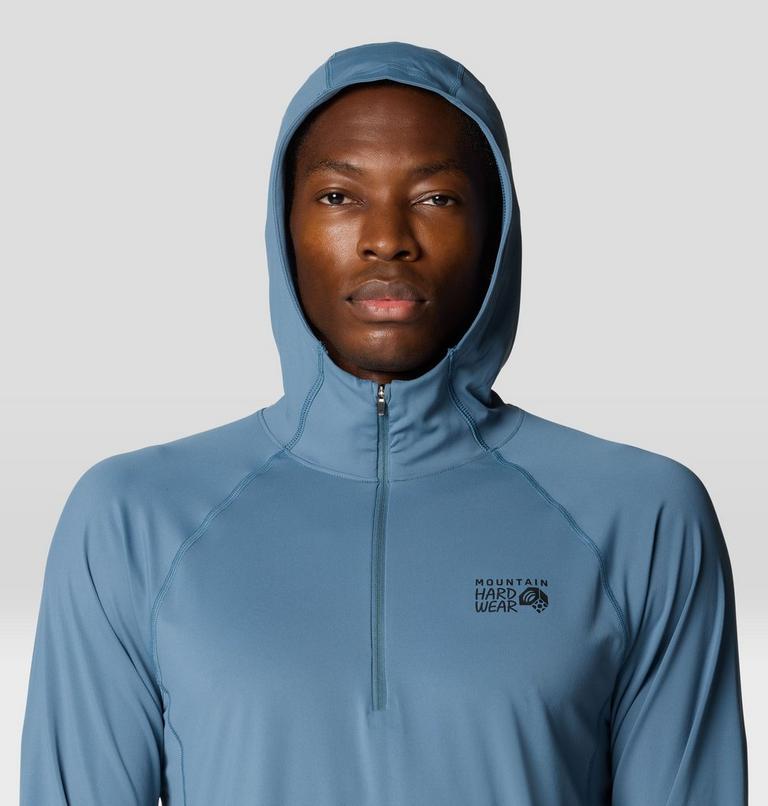 Men's Crater Lake Zip Hoody, Color: Adriatic Blue, image 6