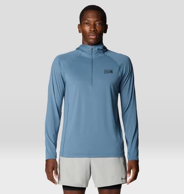 Men's Crater Lake Zip Hoody, Color: Adriatic Blue, image 5