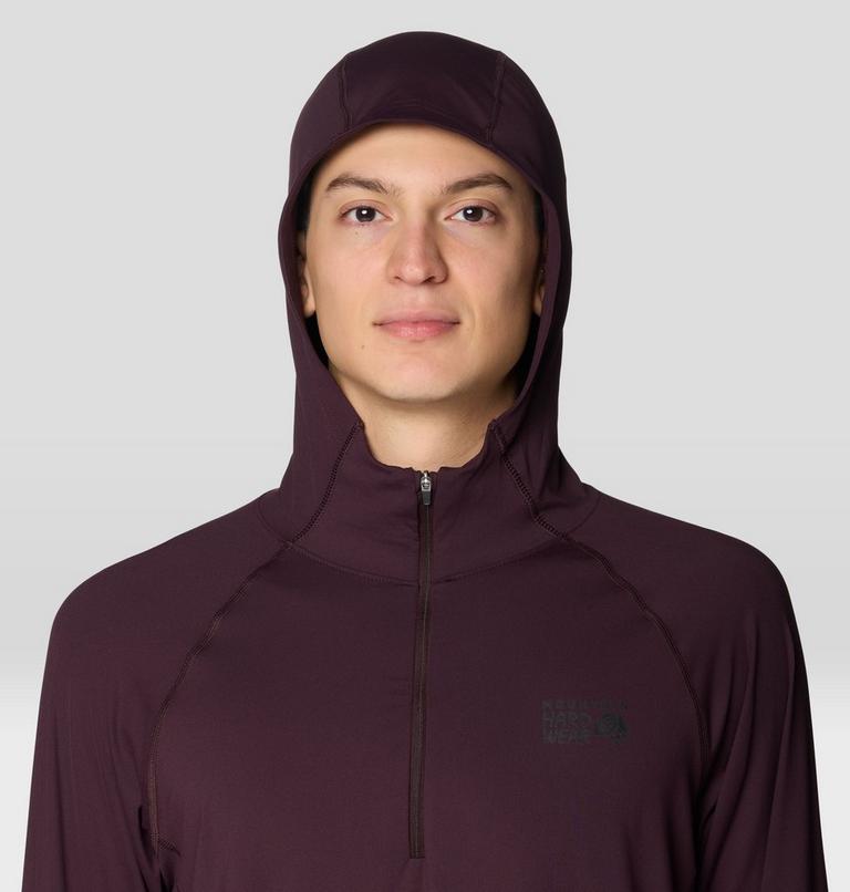 Men's Crater Lake Zip Hoody, Color: Deep Mulberry, image 5