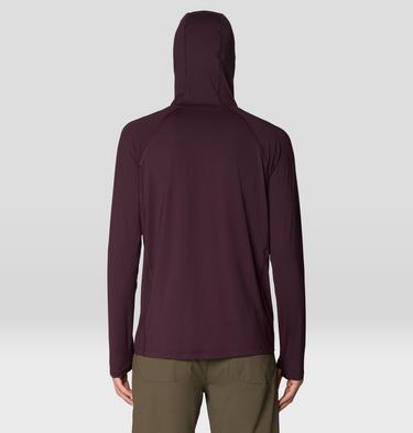 Men's Crater Lake Zip Hoody, Color: Deep Mulberry, image 8