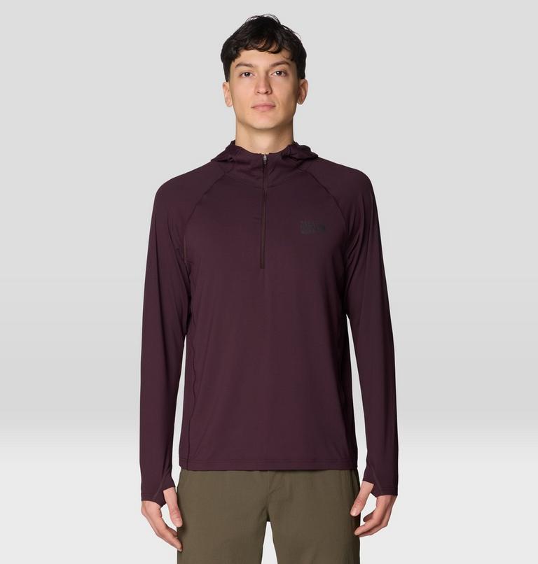 Men's Crater Lake Zip Hoody, Color: Deep Mulberry, image 1