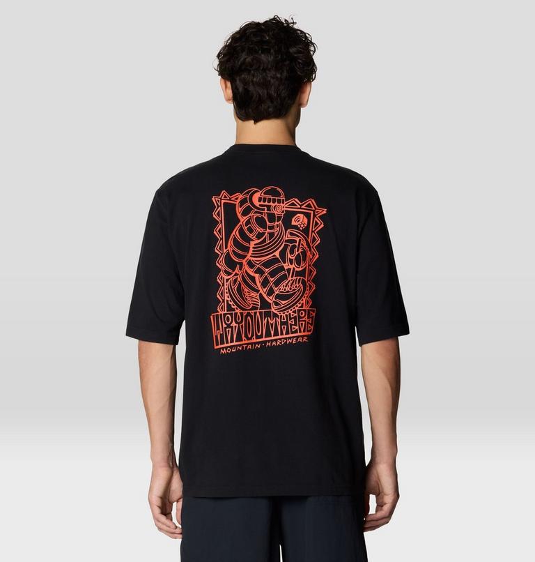 Men's Absolute Zero Relaxed Graphic Short Sleeve, Color: Black, image 2