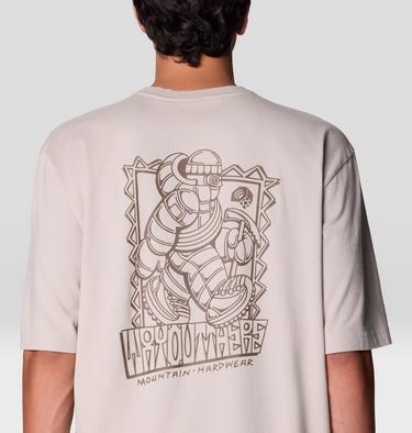 Men's Absolute Zero Relaxed Graphic Short Sleeve, Color: Oyster Shell, image 4