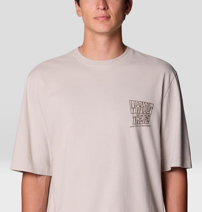 Men's Absolute Zero Relaxed Graphic Short Sleeve, Color: Oyster Shell, image 5