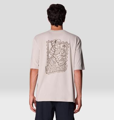 Men's Absolute Zero Relaxed Graphic Short Sleeve, Color: Oyster Shell, image 2