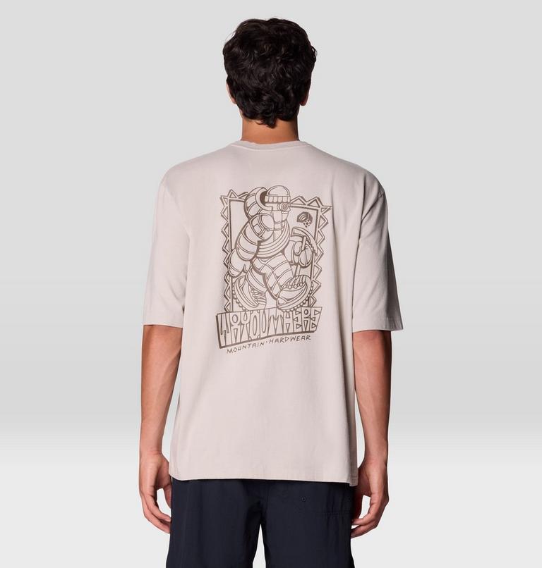 Men's Absolute Zero Relaxed Graphic Short Sleeve, Color: Oyster Shell, image 2