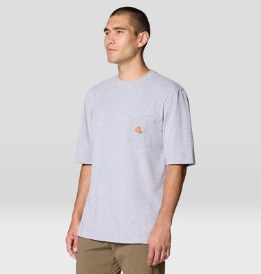 Men's Logo Pocket Relaxed Short Sleeve, Color: Hardwear Grey Heather, image 8