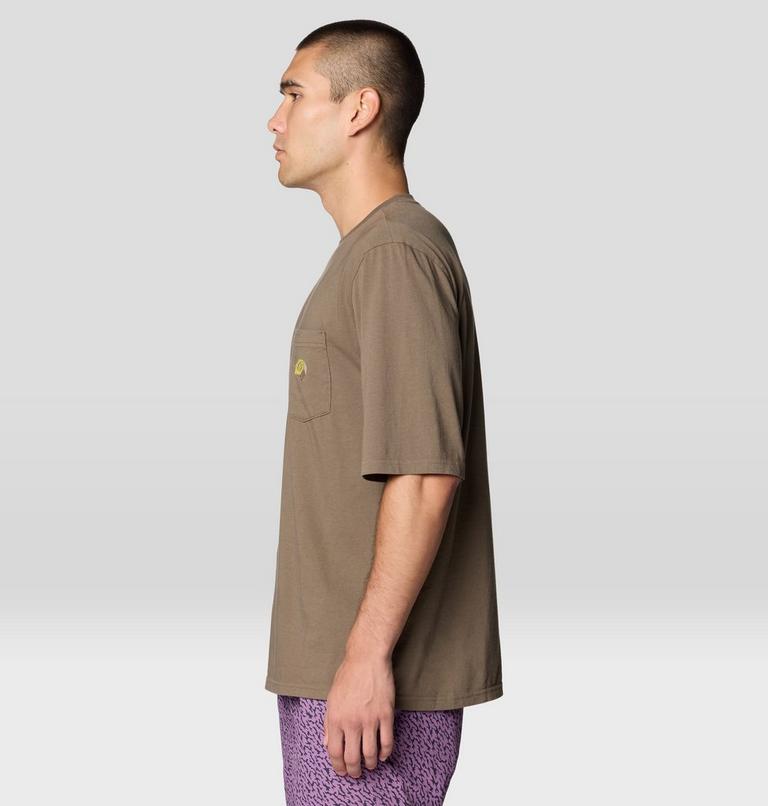 Men's Logo Pocket Relaxed Short Sleeve, Color: Tierra, image 3