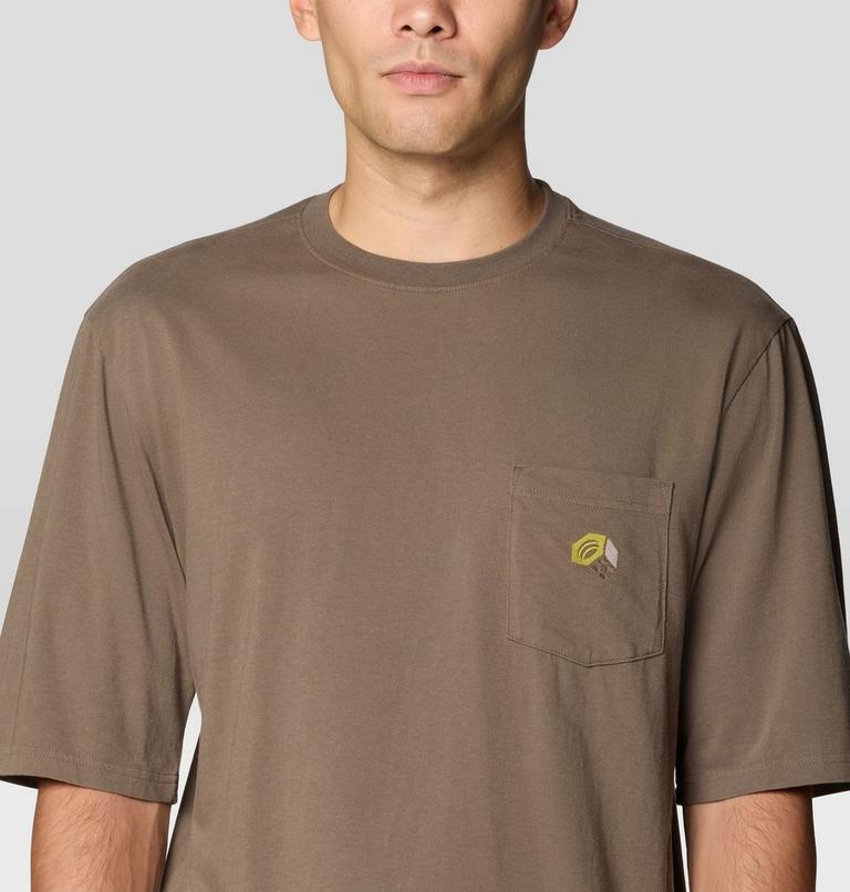 Men's Logo Pocket Relaxed Short Sleeve, Color: Tierra, image 5